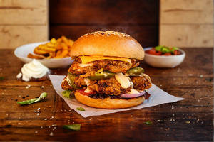 Californian Double Chicken Burger