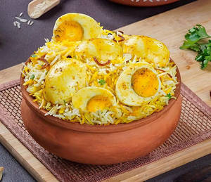 Egg Handi Dum Biryani