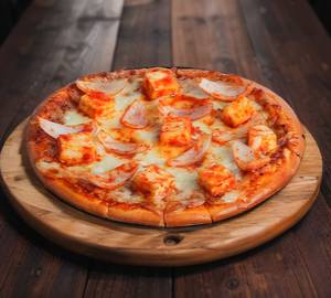 Paneer barbeque pizza
