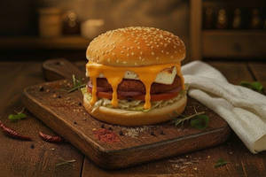 Peri Peri Paneer Burger