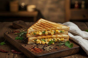 Jain Corn Cheese Sandwich
