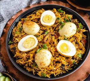Masala egg biryani.