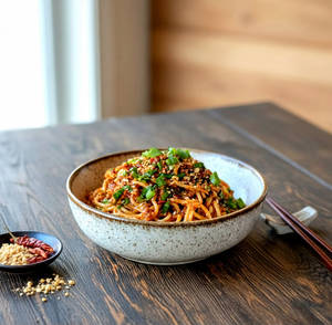Chilli Garlic Chicken Noodles