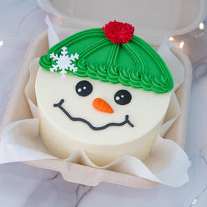 Frosty Snowman Mini Cake