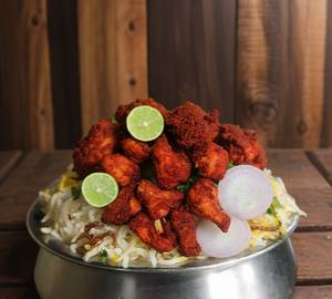 Hyderabadi Chicken Kabab Biryani