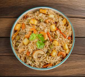 Paneer mushroom fried rice