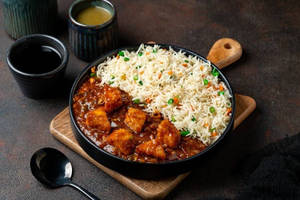 Veg Fried Rice And Chilly Paneer Gravy Combo