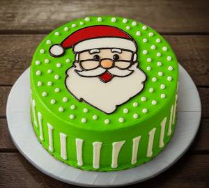 Xmas Papa White Forest Cake