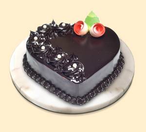 Little Heart Pure Chocolate Cake