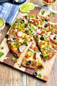 Veggie Nachos Pizza