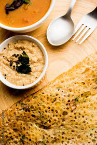Onion Podi Rava Masala Dosa