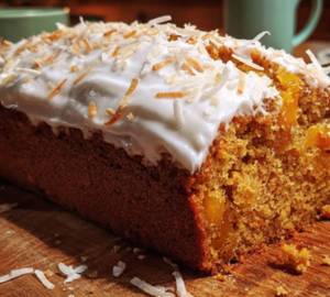 Vanilla Coconut Spread Butter Cream Cake Peice
