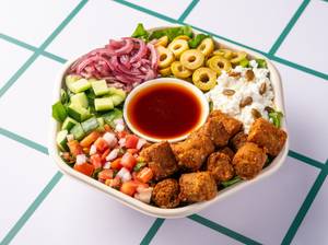 Greek Falafel Salad (Veg)