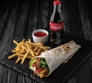 Paneer Wrap Combo Meal