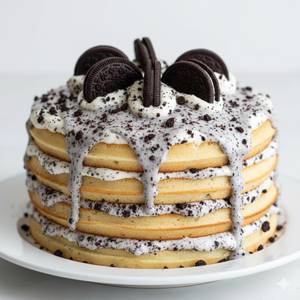 Cookies And Cream Waffle Cake