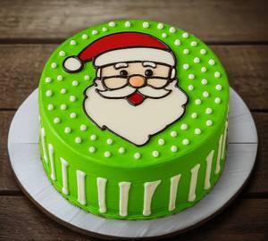 Xmas Papa White Forest Cake