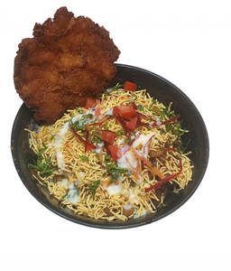 Aloo Tikki Chole Chaat