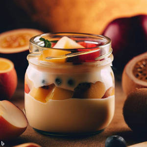 The Cream Cheese Fruit Custard
