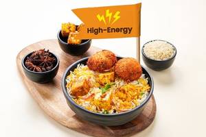 Paneer Biryani Bowl with Dahi Kebab