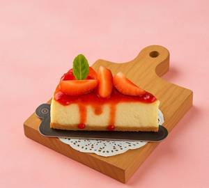 Strawberry New York Cheesecake Slice [150 G]