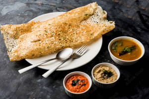 Onion Rava Masala Dosa