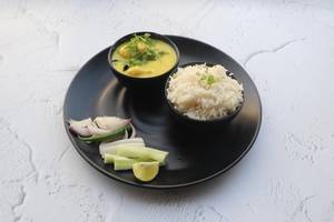 Kadhi + rice