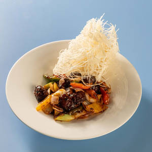 Stir Fried Tenderloin In Black Pepper Sauce
