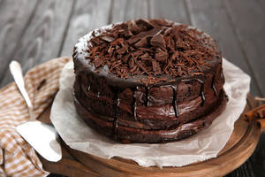 Light Chocolate Cake Eggless