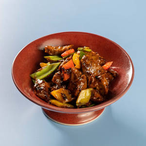 Stir Fry Black Pepper Vegetarian Chicken
