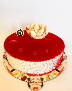 Red Velvet Cheese Cream Waffle