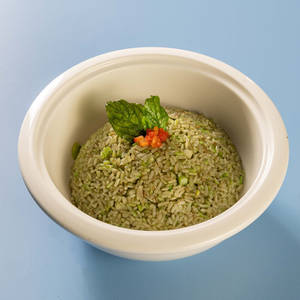 Hot Basil Fried Rice With Edamame & Waterchestnut