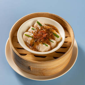 Prawn Lotus Root Roll Raw Mango Sauce