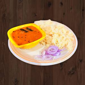 Yellow dal chawal