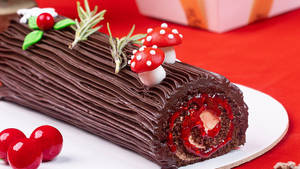 The Log Cake (in Chocolate Raspberry)-250gms