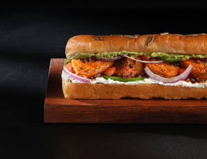 Aloo Chaat Sub-Sandwich