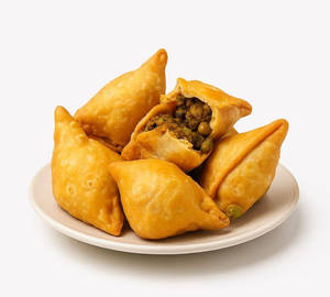Khasta Matar Samosa(groundnut Oil)