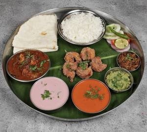 Prawns thali