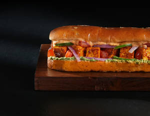 Spicy Paneer Sub-Sandwich
