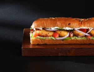 Tikki Chaat Style Sub-Sandwich