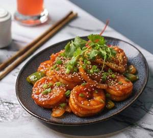 Dry Cooked Chilli Prawn