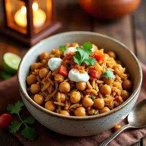Chole Rice Mixed