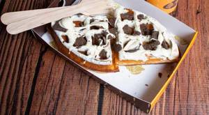 Oreo cookie belgian waffle