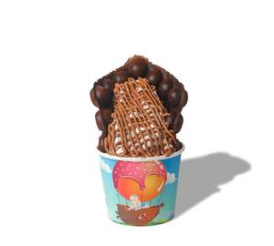 Chocolate Nutella Love Bubble Waffle