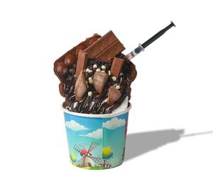 Chocolate Overdose Bubble Waffle