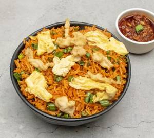 Chicken schezwan fried rice