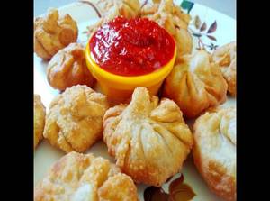 Cheese Corn Fried Momo