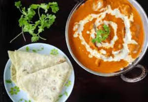 Chicken Butter Masala With Rumali Roti