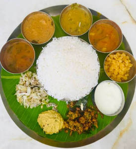 South Mini Thali With Butter Milk