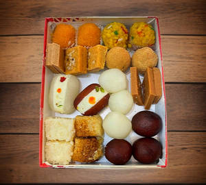 Mix Mithai Box Ladoo And Khoya Milk Sweets