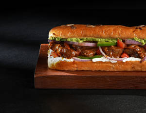 Mutton Masala Sub-Sandwich